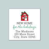 New Home for the Holidays - We've Moved Address Label - The Note House