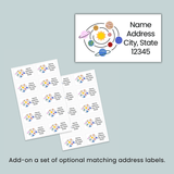 Outer Space - Personalized Fill - in Letter Template - The Note House