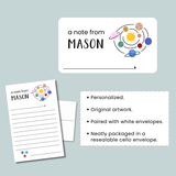 Outer Space - Personalized Lined Letter Template - The Note House