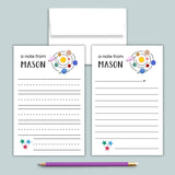 Outer Space - Personalized Lined Letter Template - The Note House