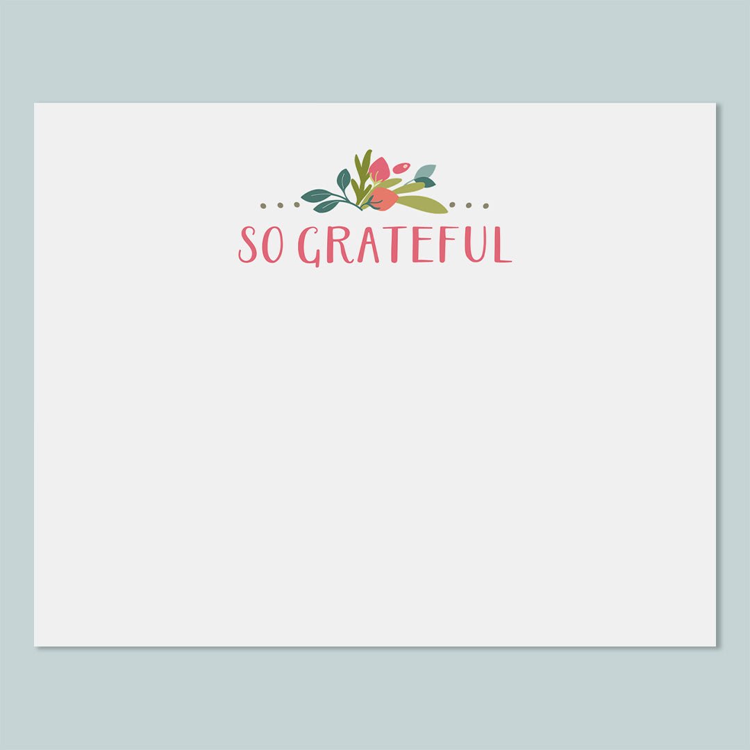 Pretty Floral - Thank You - The Note House