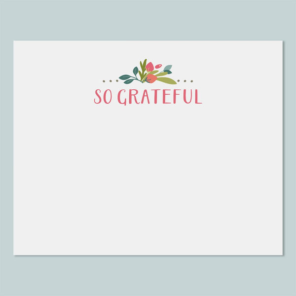 Pretty Floral - Thank You - The Note House