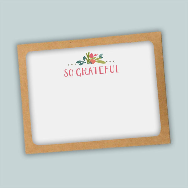 Pretty Floral - Thank You - The Note House