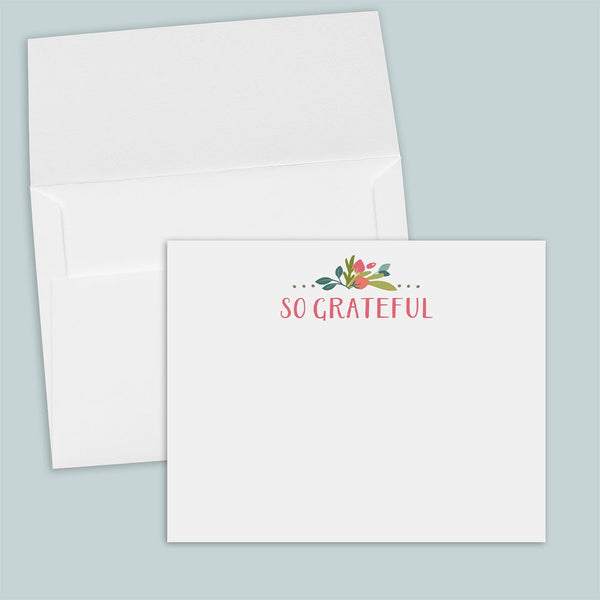Pretty Floral - Thank You - The Note House