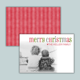 Simply Christmas - Personalized Photo Card - The Note House