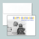 Simply Hanukkah - Personalized Photo Card - The Note House