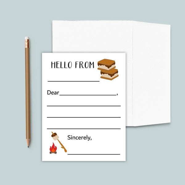 S'mores - Lined Note Cards - The Note House