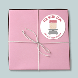 Sourdough Starter - Personalized Round Gift Sticker - The Note House