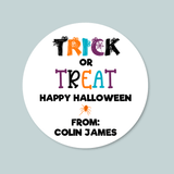 Spider Web - Personalized Round Gift Sticker - The Note House