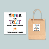 Spider Web - Personalized Square Gift Sticker - The Note House