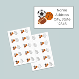 Sports - Personalized Lined Letter Template - The Note House