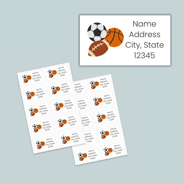 Sports - Personalized Lined Letter Template - The Note House