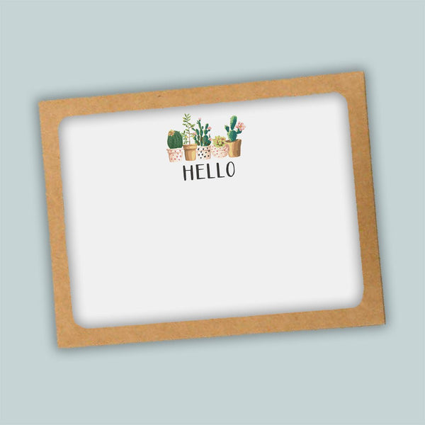 Succulents - Note Cards - The Note House