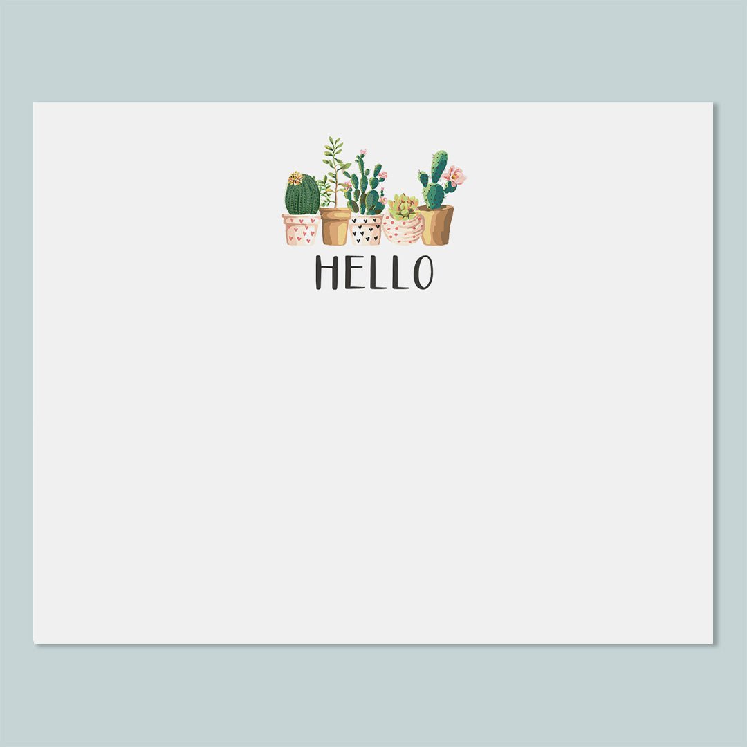 Succulents - Note Cards - The Note House