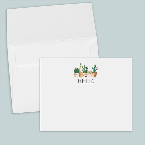 Succulents - Note Cards - The Note House