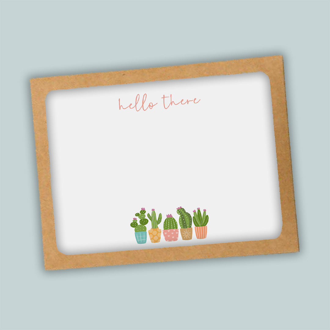 Succulents - Flat Note Cards