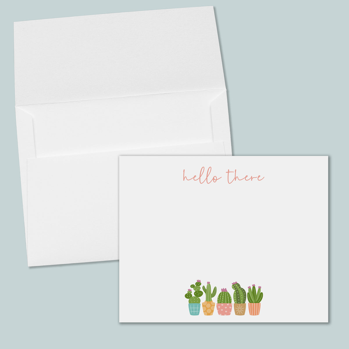 Succulents - Flat Note Cards