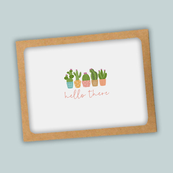 Succulents - Folded Note Cards
