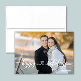 Tartan Plaid Holiday - Personalized Photo Card - The Note House