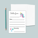 Unicorn - Lined Note Cards - The Note House