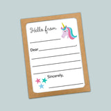Unicorn - Lined Note Cards - The Note House