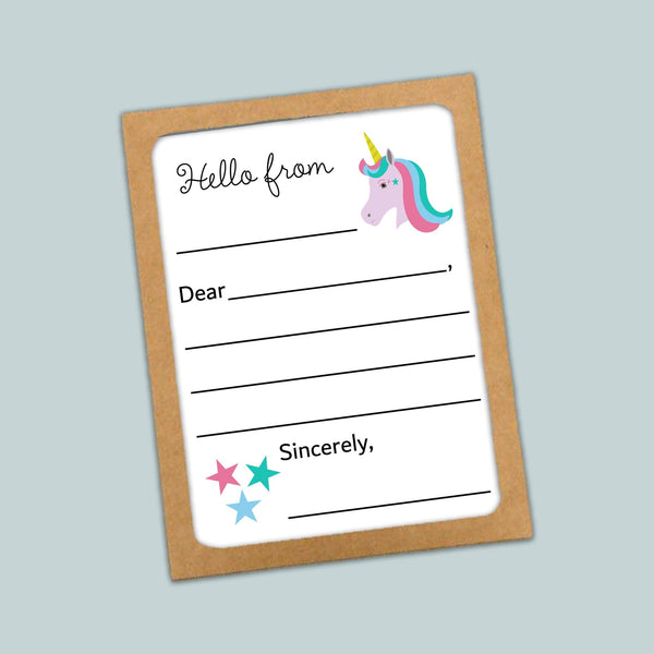 Unicorn - Lined Note Cards - The Note House
