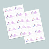 Unicorn Rainbow - Personalized Lined Letter Writing Stationery - The Note House