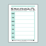 Weekly Gratitude Journal Chart for Kids - Printable Instant Download - The Note House