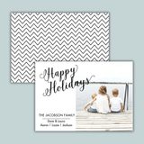 Zigzag - Personalized Photo Card - The Note House