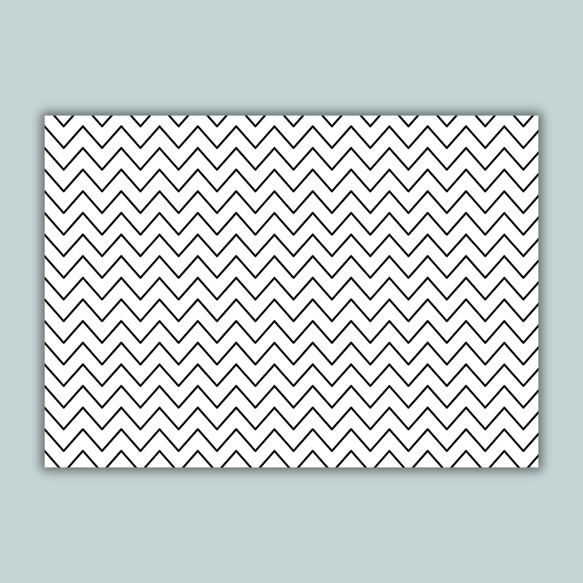 Zigzag - Personalized Photo Card - The Note House