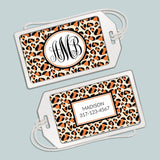 Animal Print - Personalized Acrylic Luggage Tag - The Note House