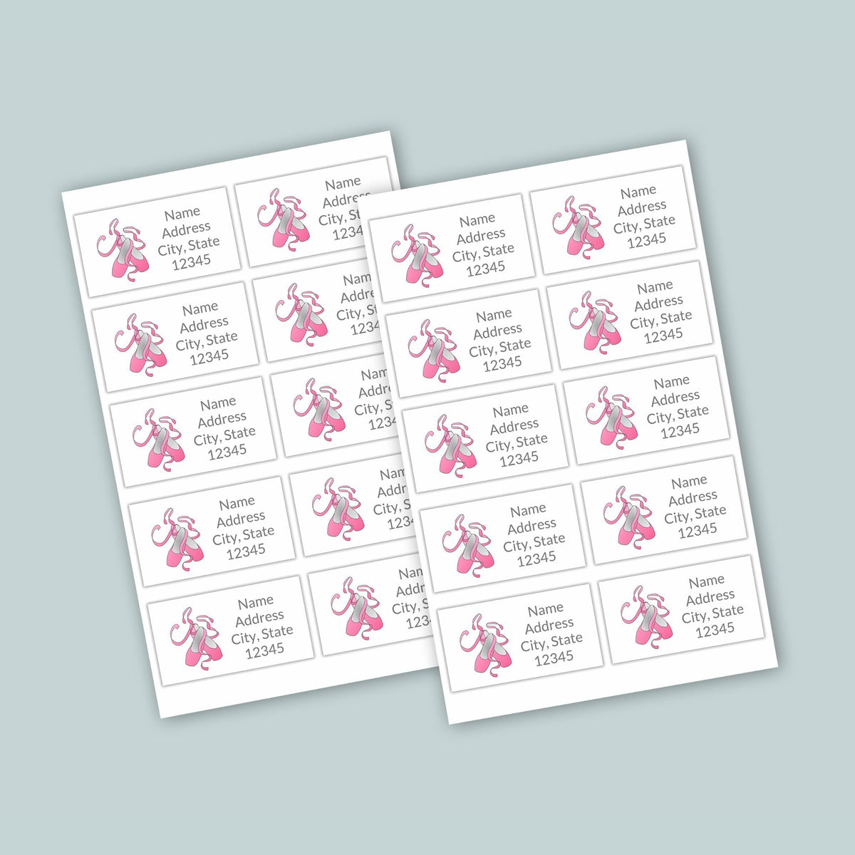 Ballerina - Personalized Lined Letter Writing Stationery - The Note House