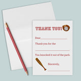 Baseball - Fill-in-the-Blank Thank You Cards - The Note House