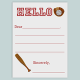 Baseball - Lined Note Cards - The Note House