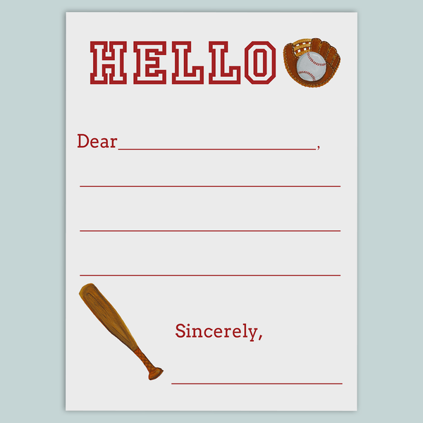 Baseball - Lined Note Cards - The Note House