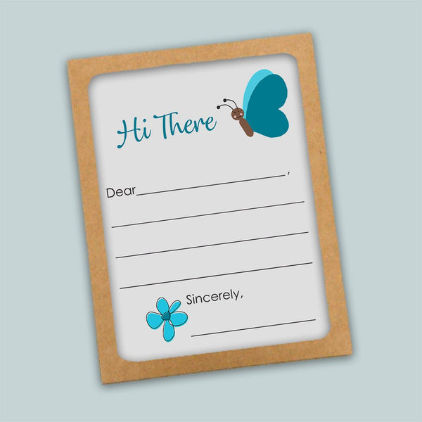 Butterfly - Lined Note Cards - The Note House