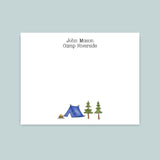 Camp Notes - Personalized Flat Note Card - The Note House