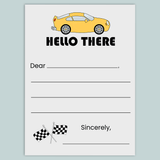 Car - Lined Note Cards - The Note House