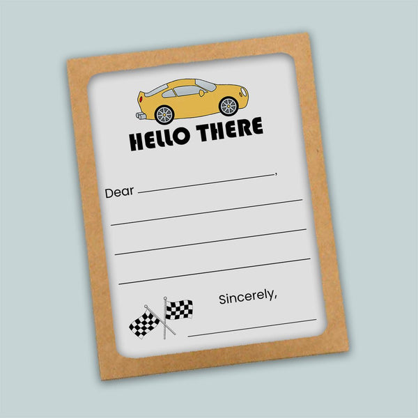 Car - Lined Note Cards - The Note House