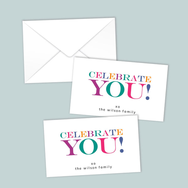 Celebrate You - Personalized Gift Enclosure - The Note House