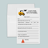 Construction - Personalized Fill-in Letter Template - The Note House