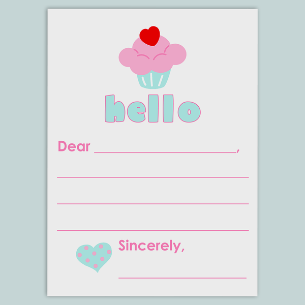 Cupcake - Lined Note Cards - The Note House