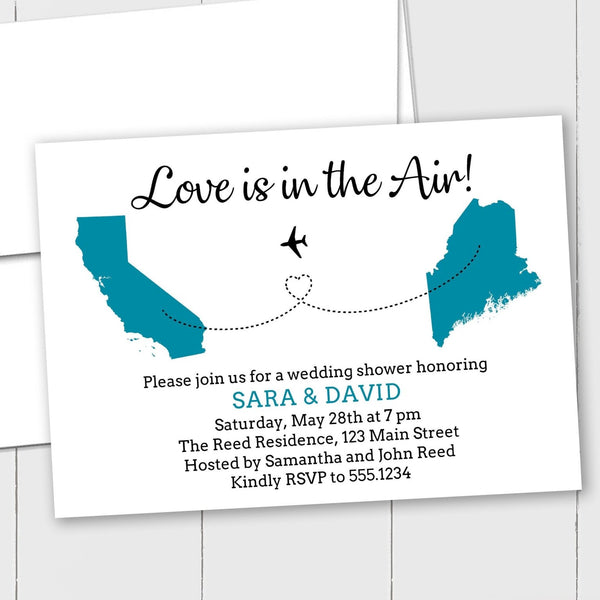 Destination Theme Wedding - Custom Invitation - The Note House