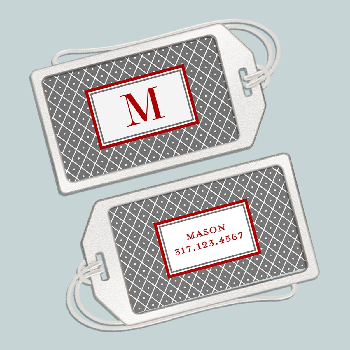 Dotty - Personalized Acrylic Luggage Tag - The Note House