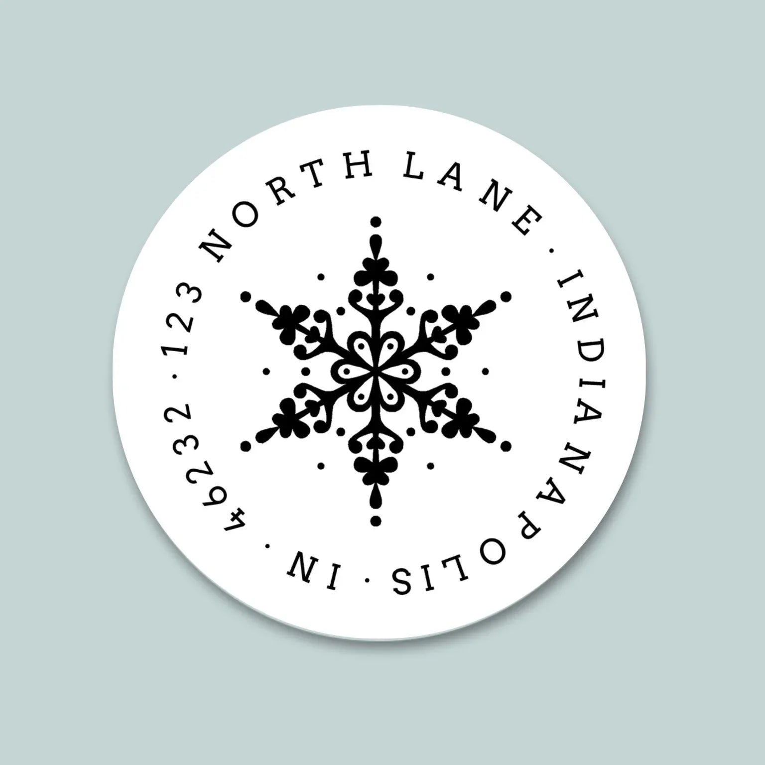 Snowflake Product Labels