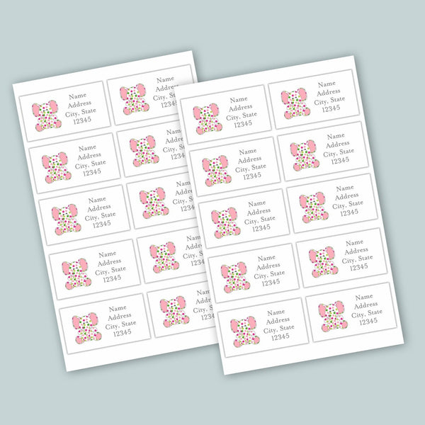 Elephant - Personalized Fill-in Letter Template – The Note House elephant-personalized-fill-in-letter-template-the-note-house