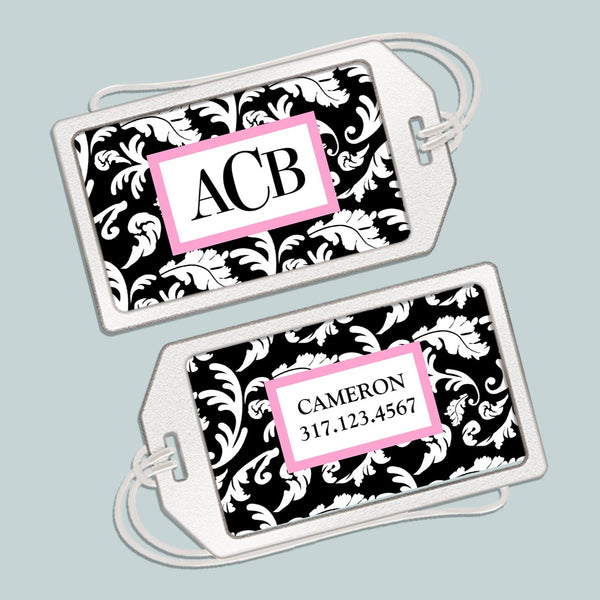 Feminine Floral - Personalized Acrylic Luggage Tag - The Note House