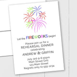 Fireworks - Custom Invitation - The Note House