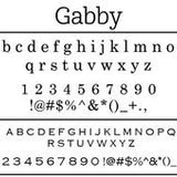 Gabby - Self-Inking Stamper - The Note House