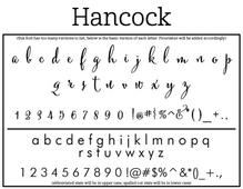 Hancock - Self-Inking Stamper - The Note House